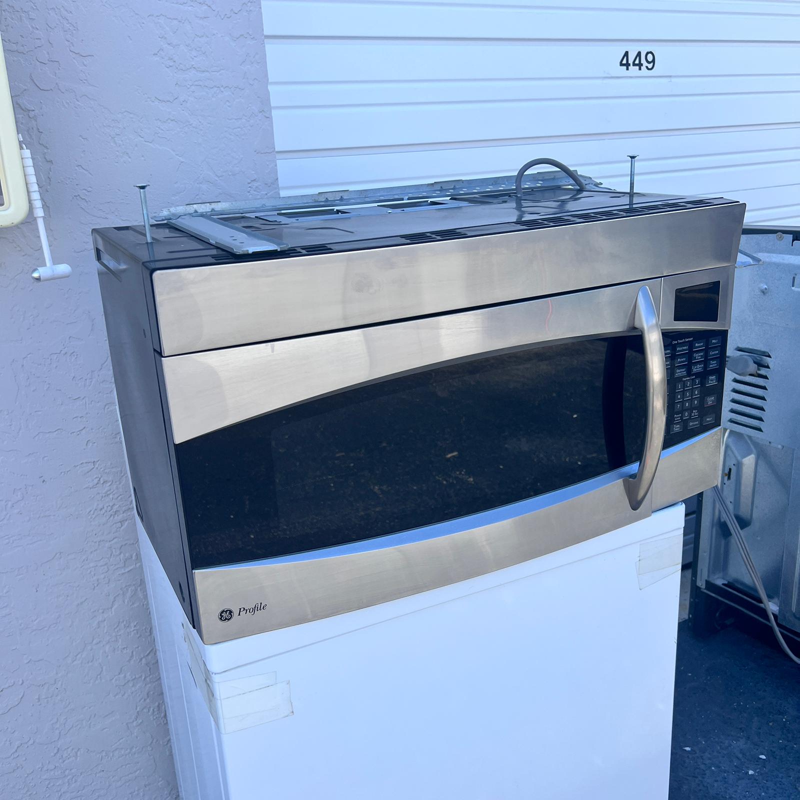 GE Profile Stainless Steel Over-the-Range Microwave GE Profile Stainless Steel Over-the-Range Microwave